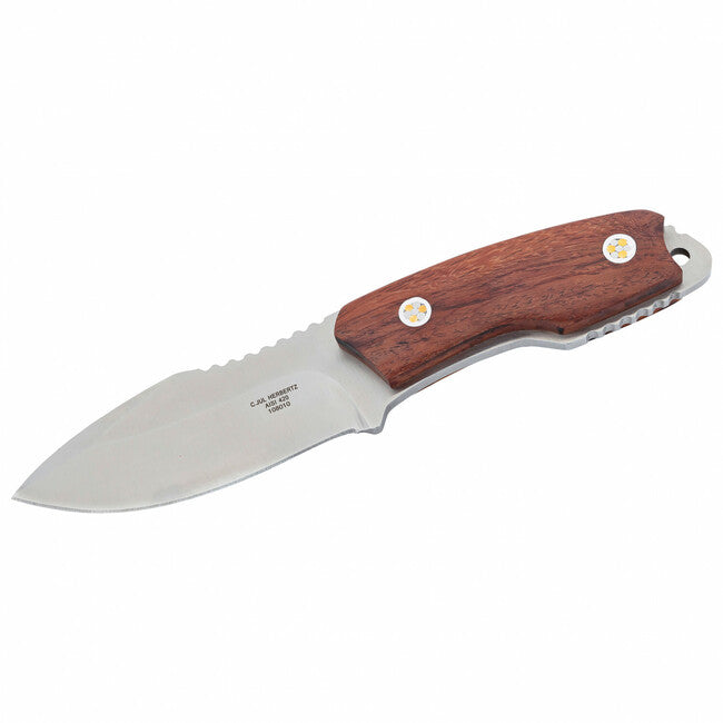 Herbertz Fahrtenme coltello da caccia in Cocobolo 9,3 cm, marrone, legno di Cocobolo