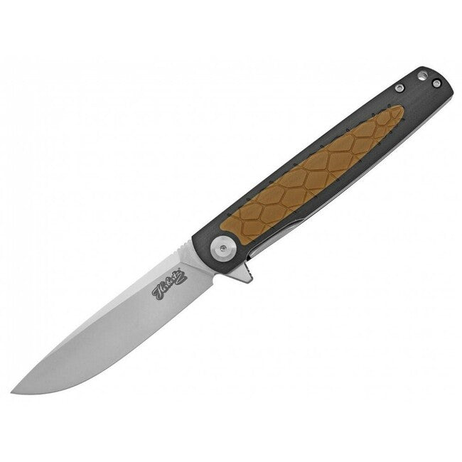 Herbertz G10 D2 coltello 9cm, nero/marrone