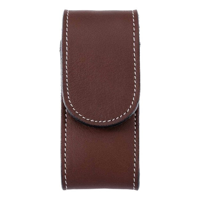 Herbertz Custodia in pelle marrone 12 cm