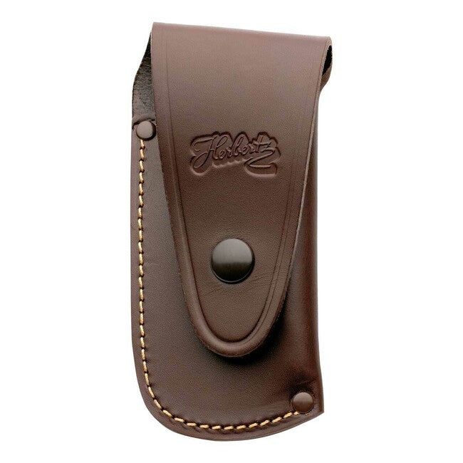 Herbertz Custodia in pelle marrone da 14,5 cm