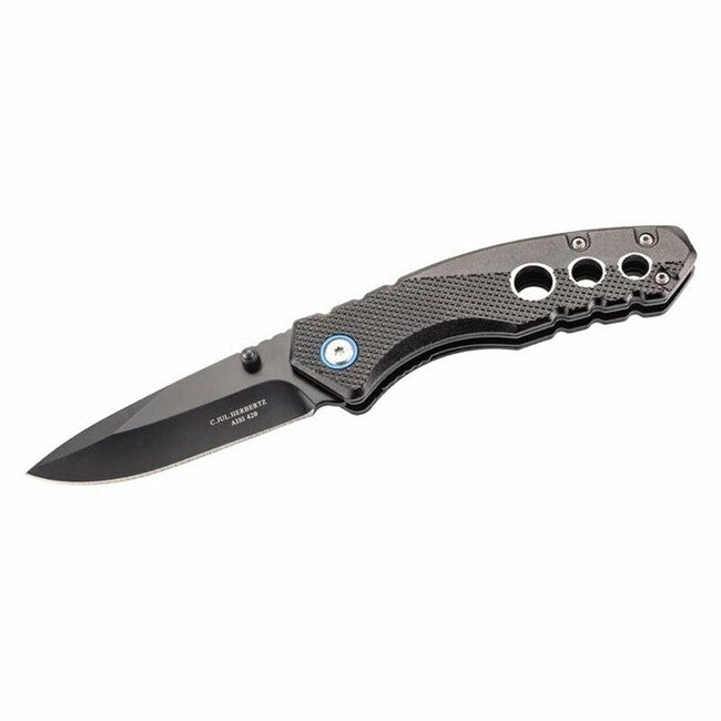 Herbertz Coltello a una mano 7,5 cm, nero