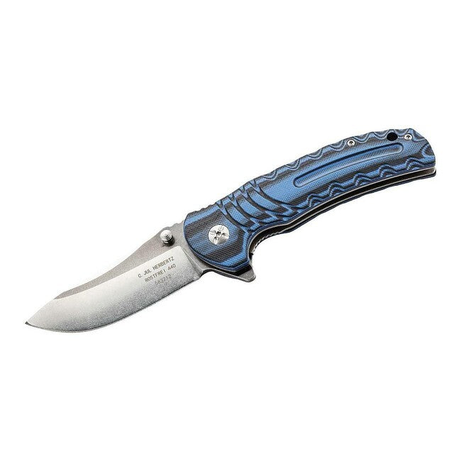 Herbertz Coltello a una mano 8,2 cm, blu-nero