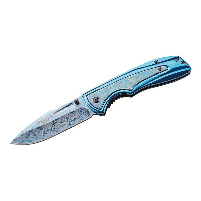 Herbertz a una mano coltello 8,6 cm, aspetto damasco