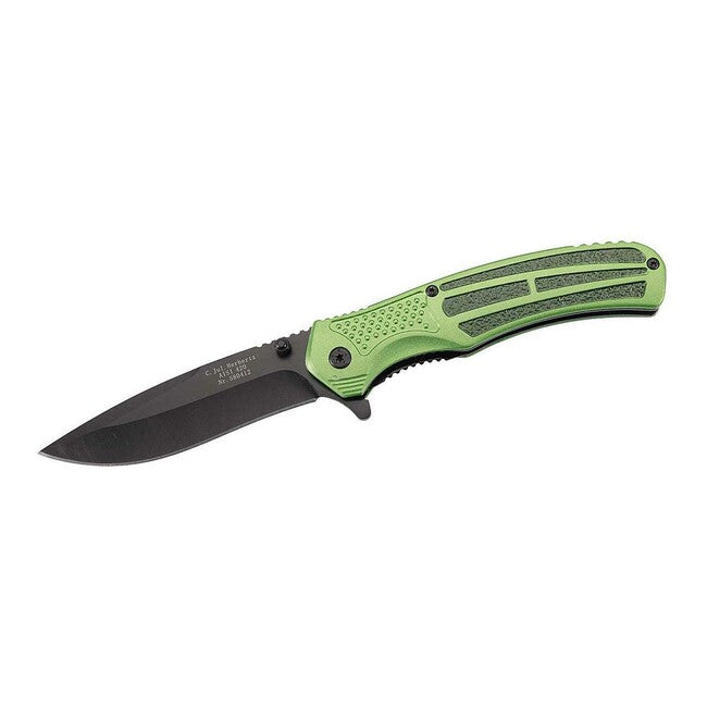 Herbertz Coltello a una mano 8,7 cm, verde