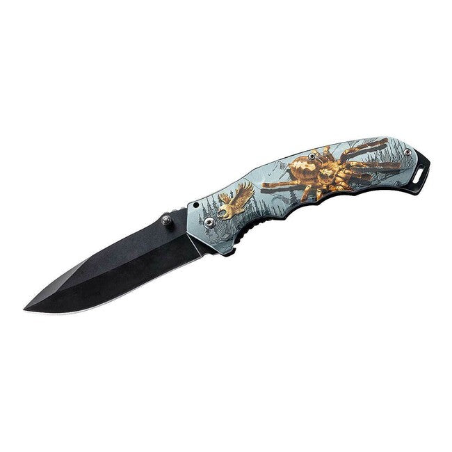 Herbertz Coltello a una mano 8,7 cm acciaio inossidabile, ragno 3D