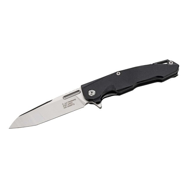 Herbertz Coltello a una mano 9,7 cm, nero