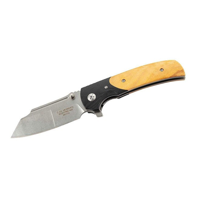 Herbertz Coltello a una mano 9 cm, nero