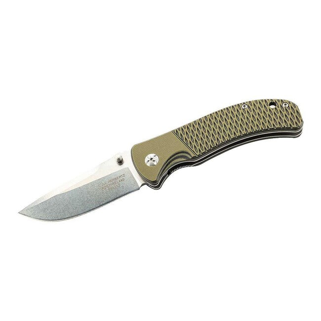 Herbertz Coltello a una mano 9 cm, verde muschio