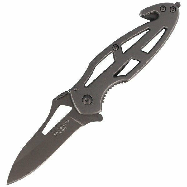 Herbertz 8,2 cm coltello di salvataggio, acciaio inox opaco