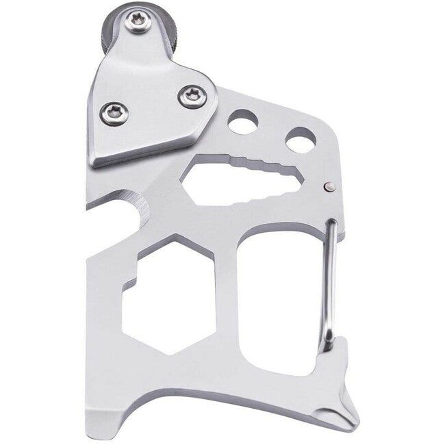 Herbertz 6,8 cm strumento di sopravvivenza, acciaio inox, 6 funzioni