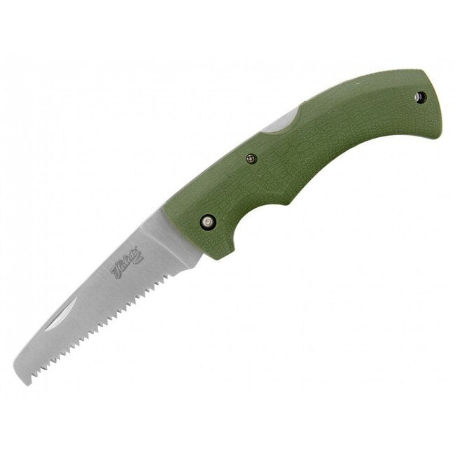 Herbertz Olive sega tascabile 9 cm, verde oliva