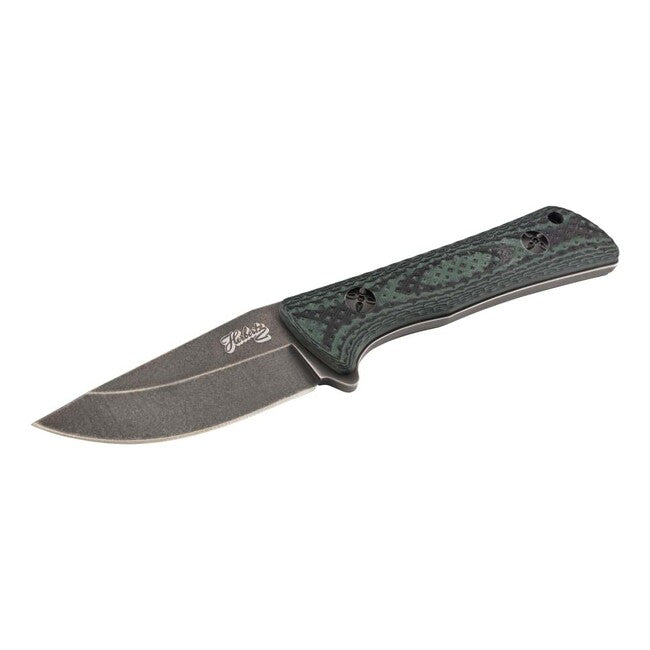 Herbertz Coltello da cintura 8,5 cm, verde-grigio