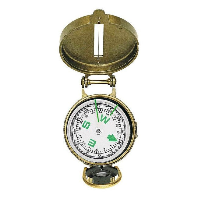Herbertz Scout bussola 7,4 cm cassa in alluminio divisione a 360 gradi / 64 linee , oro