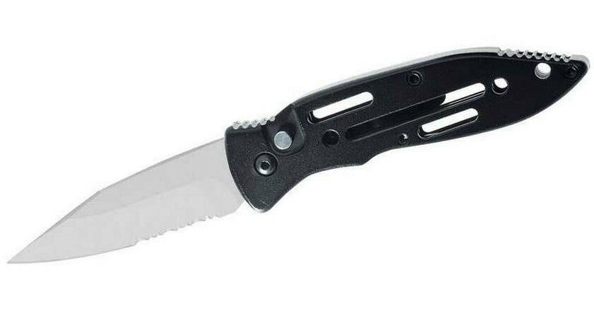Herbertz automatico tattico 8,3 cm, nero, alluminio