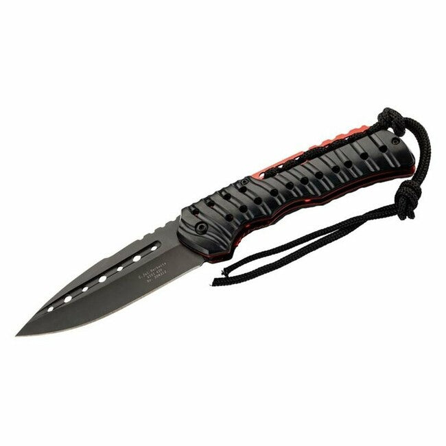 Herbertz coltello tascabile 9,5 cm, nero, plastica
