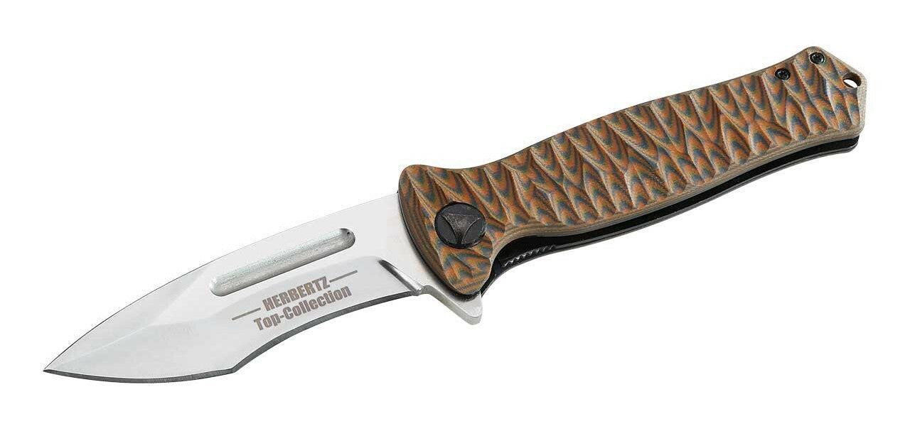 Herbertz TOP-Collection coltello 9 cm, arancione, G10