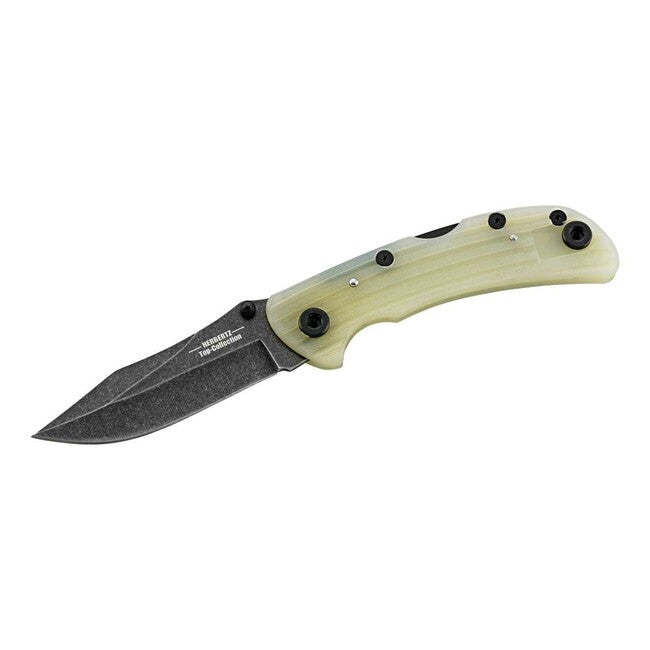 Herbertz TOP-Collection coltello 9 cm, trasparente, G10, fodero in nylon