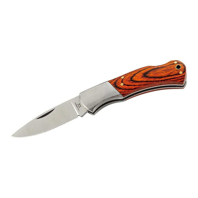 Herbertz 6 cm coltello legno Pakka con finiture in acciaio inox
