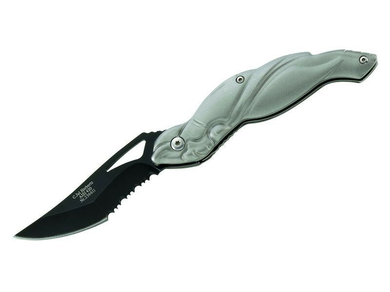 Herbertz Coltello 7 cm, verde, alluminio