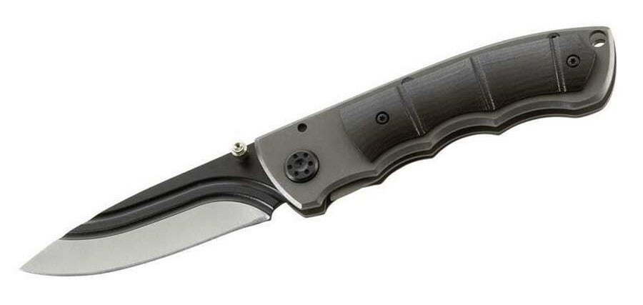 Herbertz Coltello 7,8 cm, nero, alluminio
