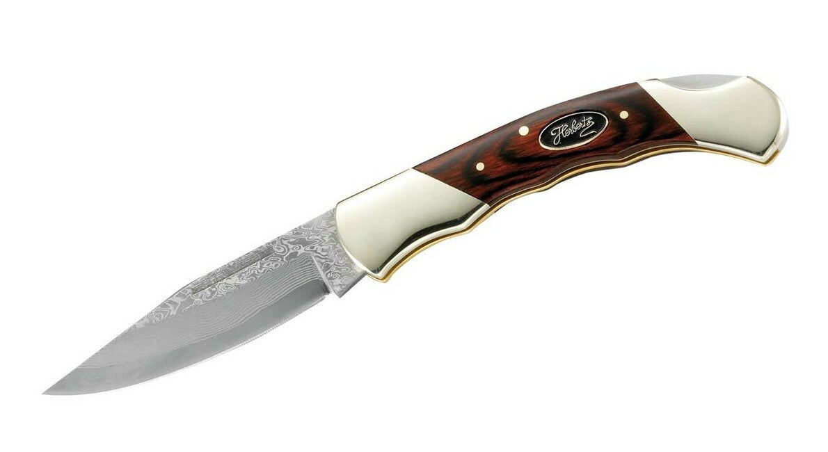 Herbertz Coltello 8,6 cm, legno Pakka