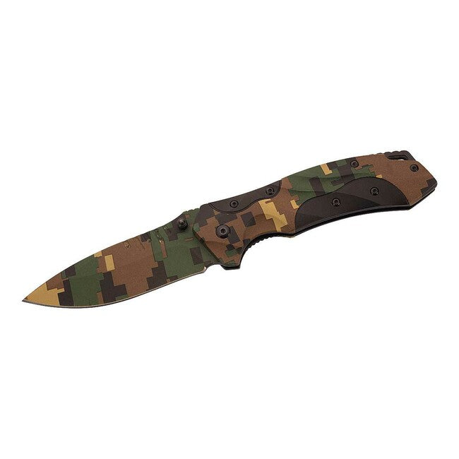 Herbertz 8,7 cm coltello, colore mimetico digital camo, alluminio