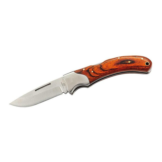 Herbertz Coltello 8 cm, legno Pakka con finiture in acciaio inox