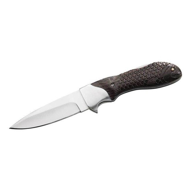 Herbertz 9 cm coltello, legno tagayasan, forma di pesce