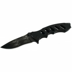 Herbertz 9,5 cm coltello tutto nero alluminio