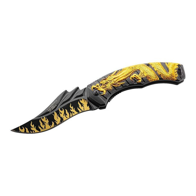 Herbertz Dragon coltello tascabile 9,5 cm, alluminio