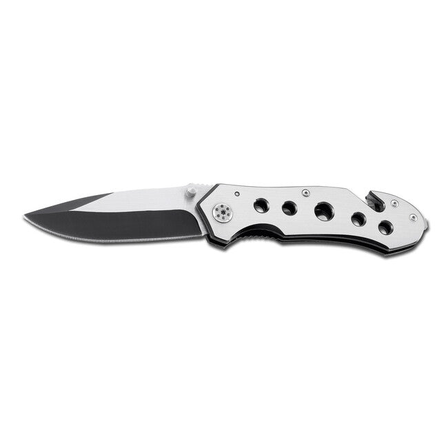 Herbertz Coltello di salvataggio tascabile 8,6 cm, acciaio inox