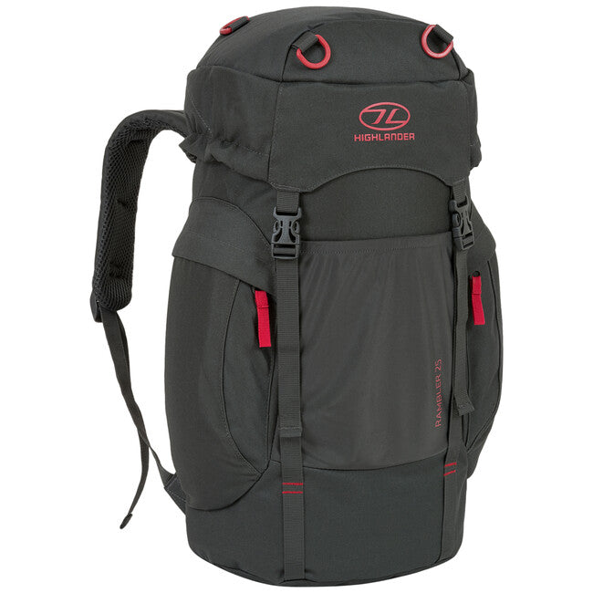 Highlander Rambler zaino 25 L, nero