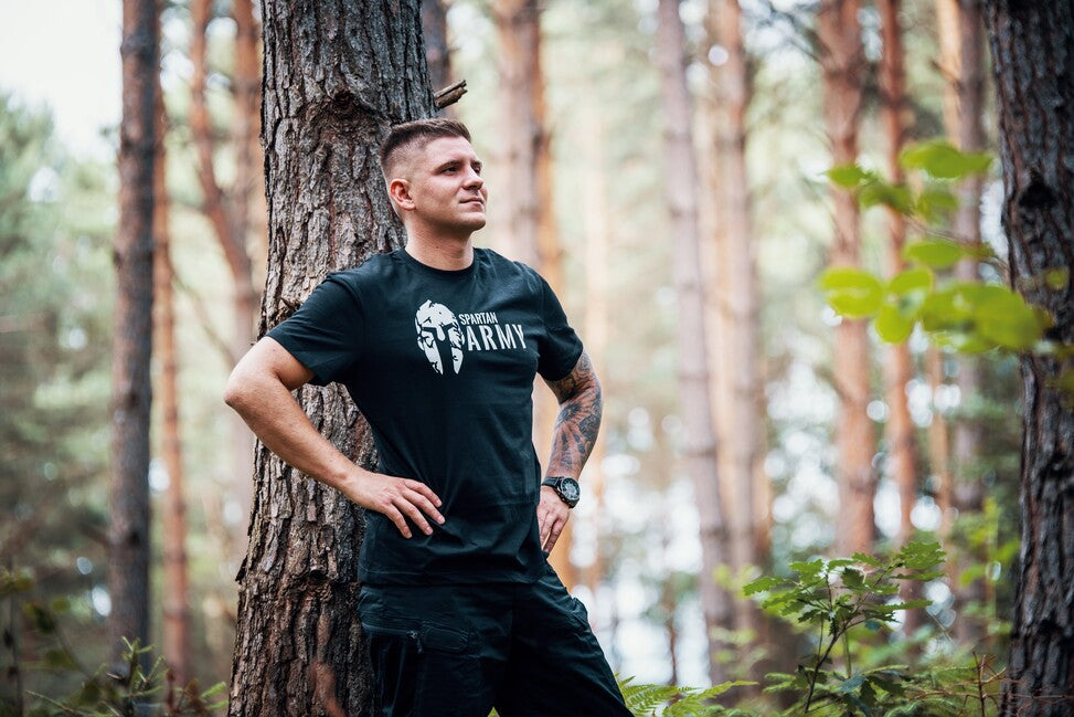 DRAGOWA Spartan army t-shirt 160g/m2, mimetica
