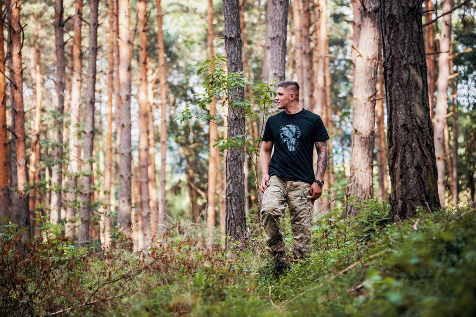 DRAGOWA Frank the Punisher maglietta corta, nero