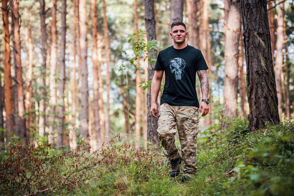 DRAGOWA Frank the Punisher maglietta corta, nero