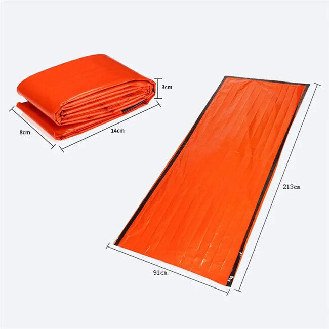 DRAGOWA Tactical Pulse sacco a pelo viaggio emergenza, arancione