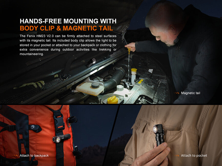 Fenix HM23 V2.0 lampada frontale