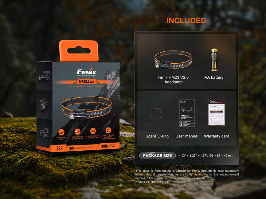 Fenix HM23 V2.0 lampada frontale