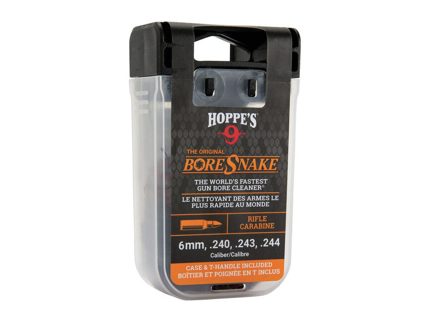 Hoppe's BoreSnake Den Rifle linea di pulizia cal. 6mm/.240/.243/.244
