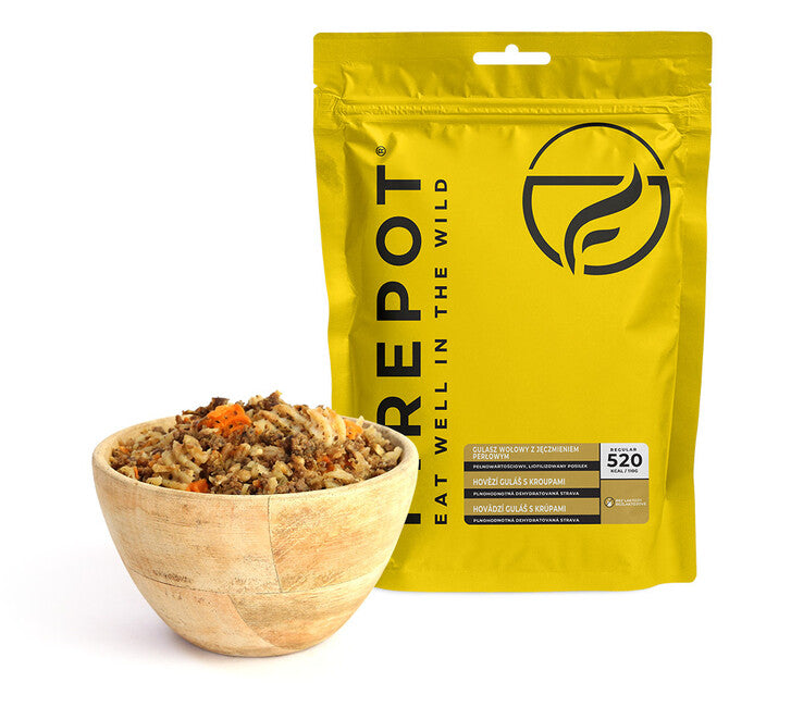 Firepot Gulasch di manzo con polenta, 110g