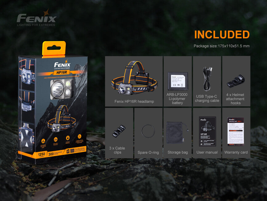 Fenix HP16R lampada frontale potente