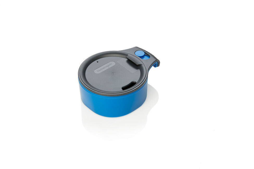 Humangear CupCUP tazza da escursionismo 2in1 con tazza supplementare integrata e coperchio blu antracite