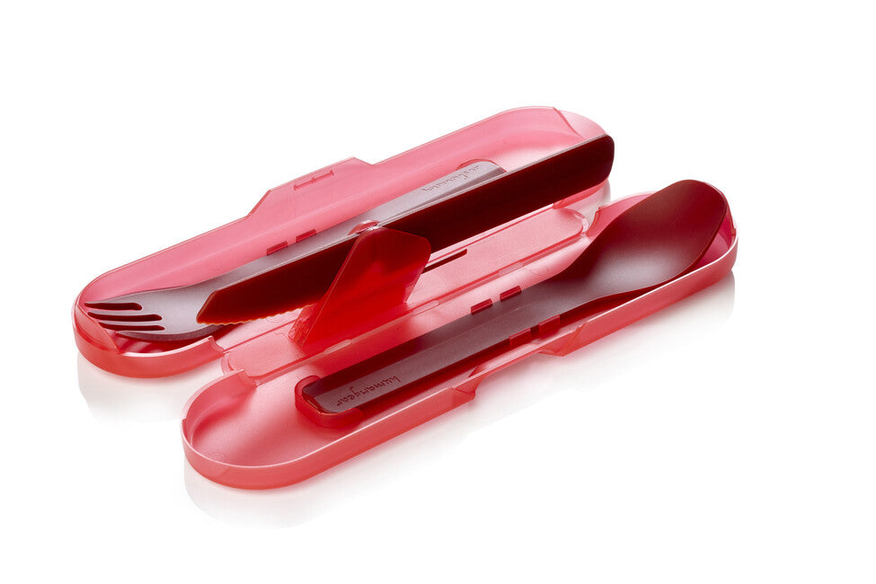 Humangear GoBites TRIO posate, rosso
