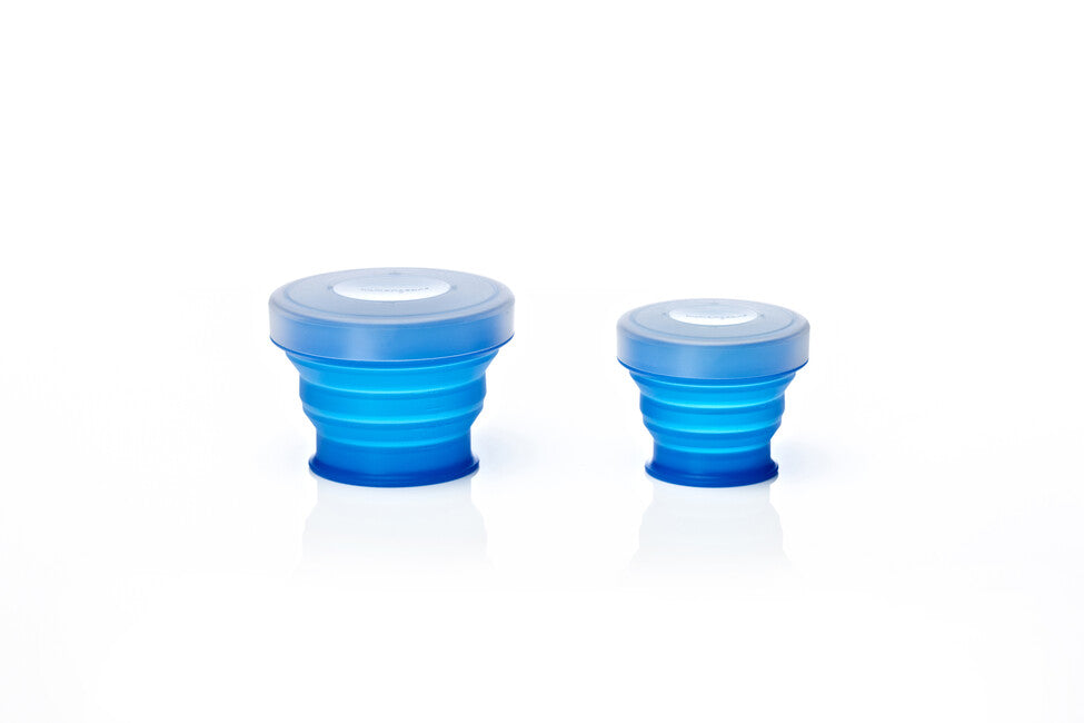 Humangear GoCup tazza da viaggio pieghevole, igienica e impacchettabile ' 118 ml blu