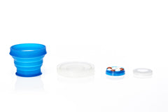 Humangear GoCup pieghevole igienico e portatile bicchiere da viaggio ' 237 ml, blu