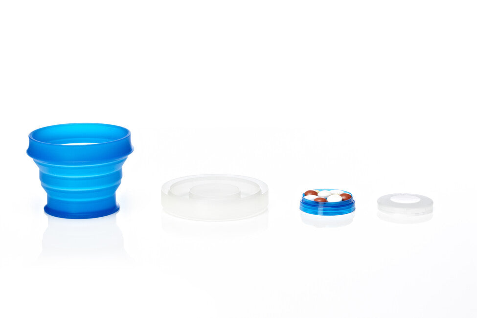 Humangear GoCup pieghevole igienico e portatile bicchiere da viaggio ' 237 ml, blu