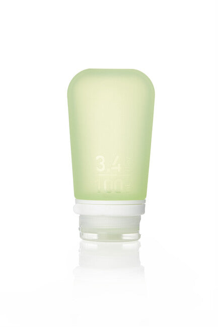 Humangear GoToob+ bottiglia/tazza da viaggio in silicone 100 ml, verde