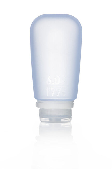 Humangear GoToob+ bottiglia/tazza da viaggio in silicone 177 ml, blu