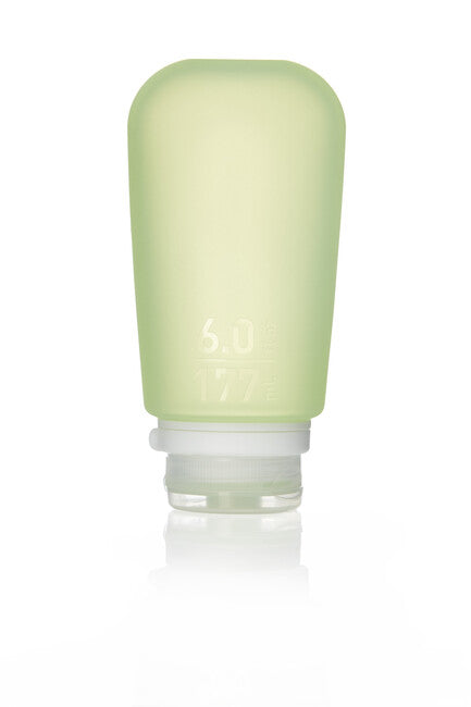 Humangear GoToob+ bottiglia/contenitore da viaggio in silicone 177 ml, verde