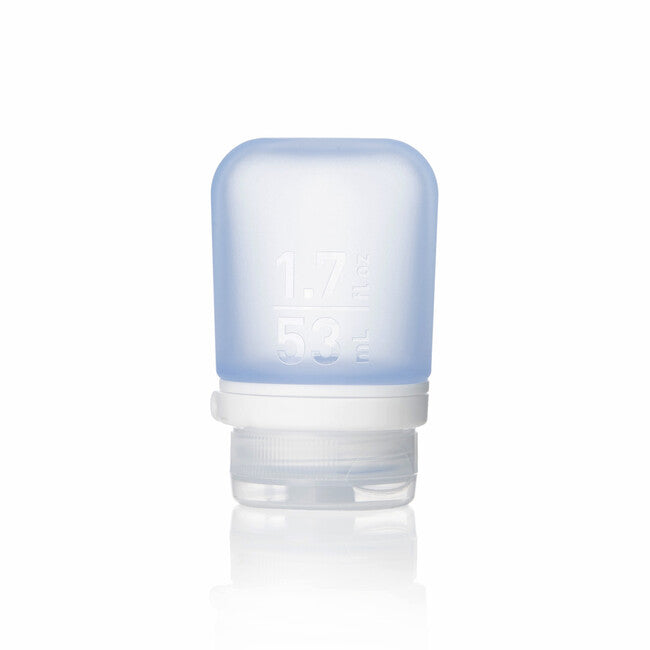Humangear GoToob+ bottiglia da viaggio in silicone 53 ml, blu